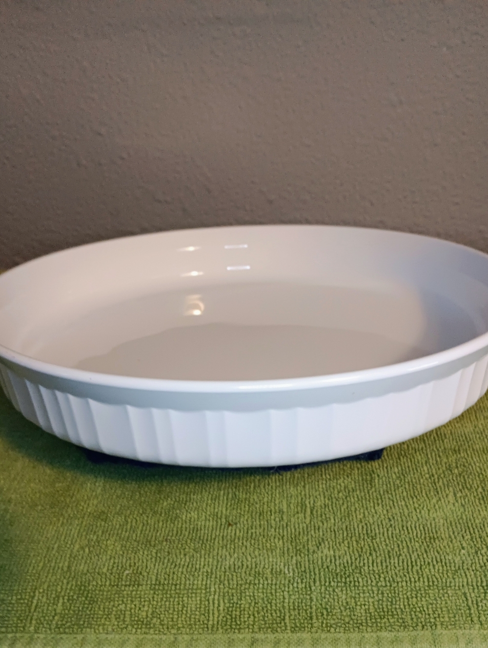 Corningware French White Quiche Pan Baking Dish - Picture 4 of 5